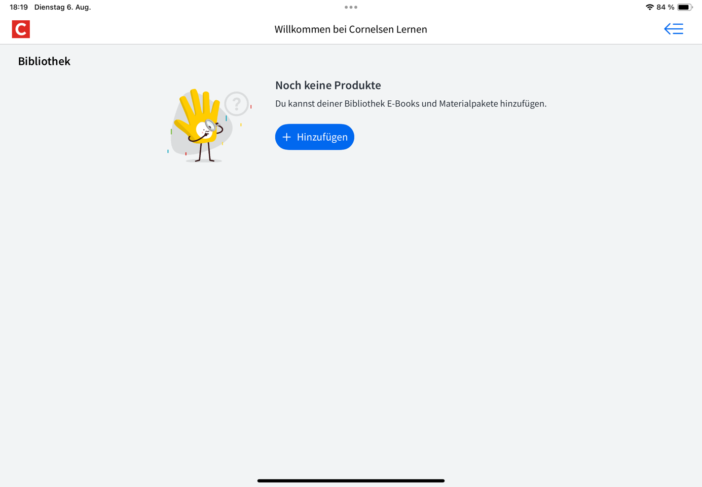 Screenshot Cornelsen Lernen App