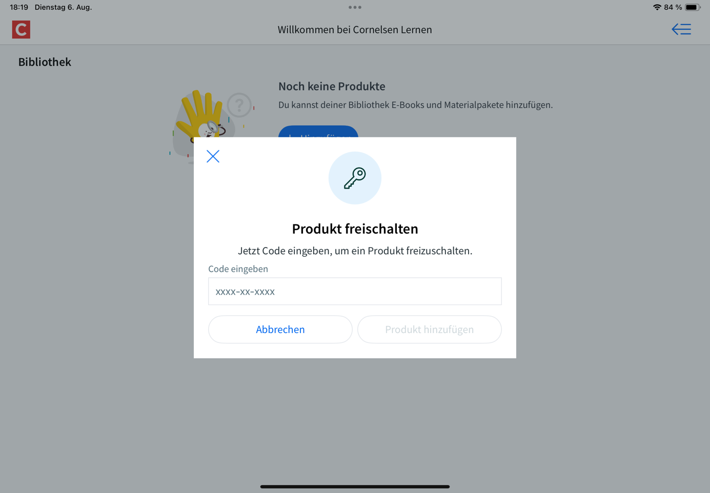 Screenshot Cornelsen Lernen App