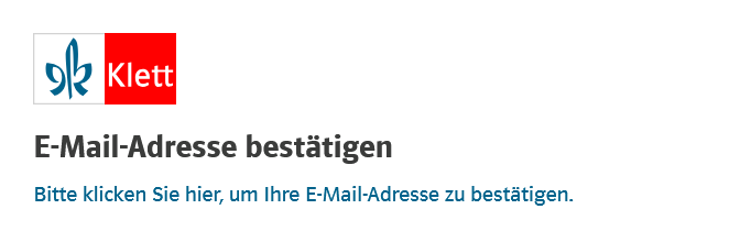 Screenshot Website Klett